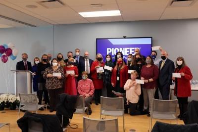 Pioneer Presents $3,000 Donations to 21 Local Nonprofit Locations